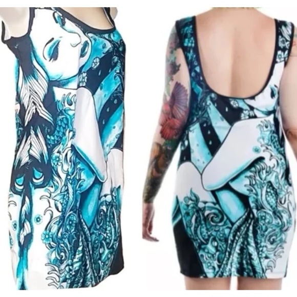 NEW DEADSTOCK TOO FAST TUNIC DRESS - Picture 2 of 3